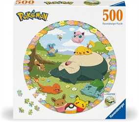 Pokemon Jigsaw Puzzle - Circle Of Colors Blooming - 500 Pieces